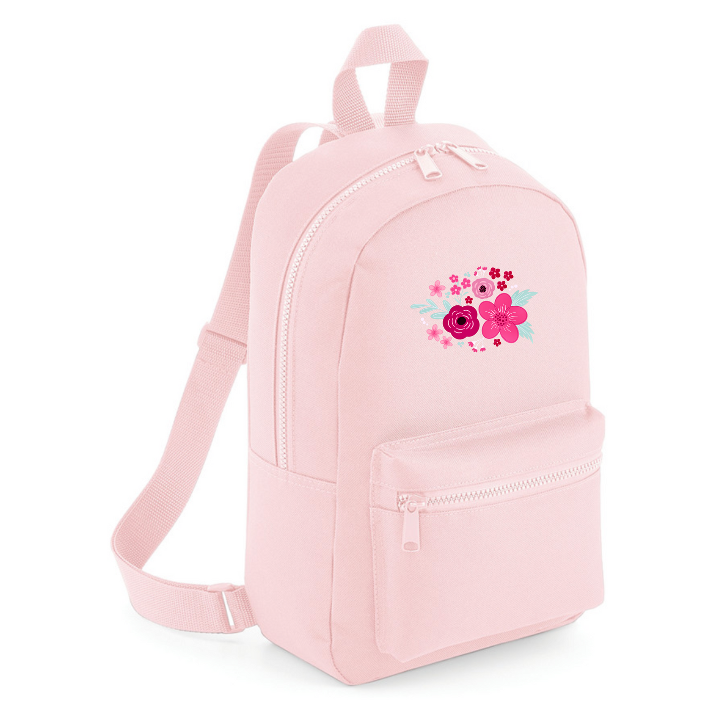 Embroidered Mini Backpack - 'On Chewsdays, We Wear Pink'